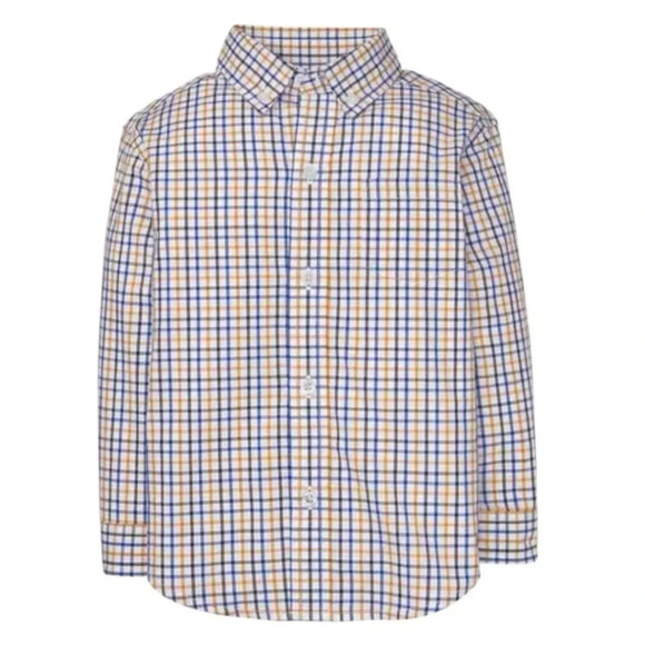 JANIE AND JACK PLAID POPLIN SHIRT. SIZE 12-18m - Picture 1 of 5